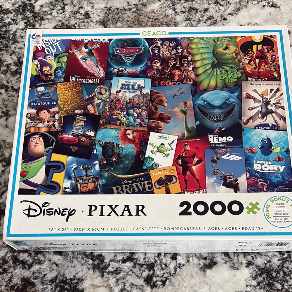 Disney Pixar 2000 Piece Puzzle